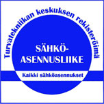 Turvatekniikan keskuksen rekisteröimä sähköasennusliike